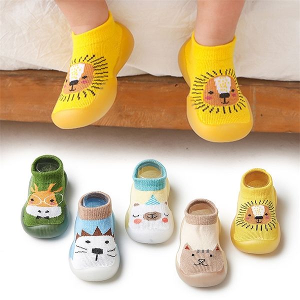 

sock anti-slip spring autumn cartoon animal breathable girl soft tpe sole baby boy casual shoes y201009