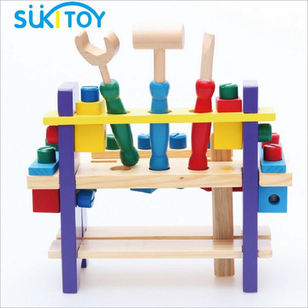 

wooden tool toys pretend play toolbox accessories set educational construction toys for kids early educational game lj201009