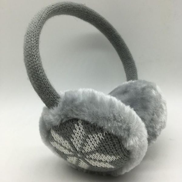 

2020 winter warm earmuffs knitted earmuffs motorcycle earflap, Blue;gray