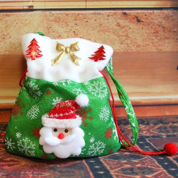 

christmas decorations ornaments santa claus gift bag snowman candy gift1