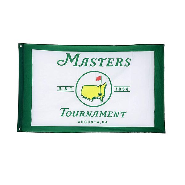 Master Golf 2020 Bandeira 3x5 FT Golf Banner 90x150cm Festival Presente 100D Poliéster Interior Exterior Bandeira Impressa