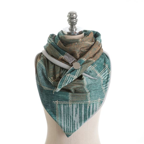 

warm scarf autumn and winter plaid pattern imitation cashmere scarf scarf fashion all-match new ing, Blue;gray