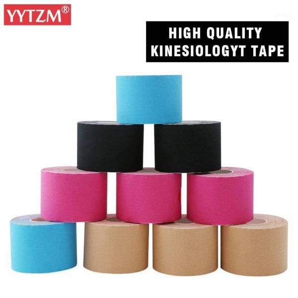 

elbow & knee pads professional sporting rayon high elastic viscosity kinesiology tape better waterproof physical therapy of bandage1, Black;gray