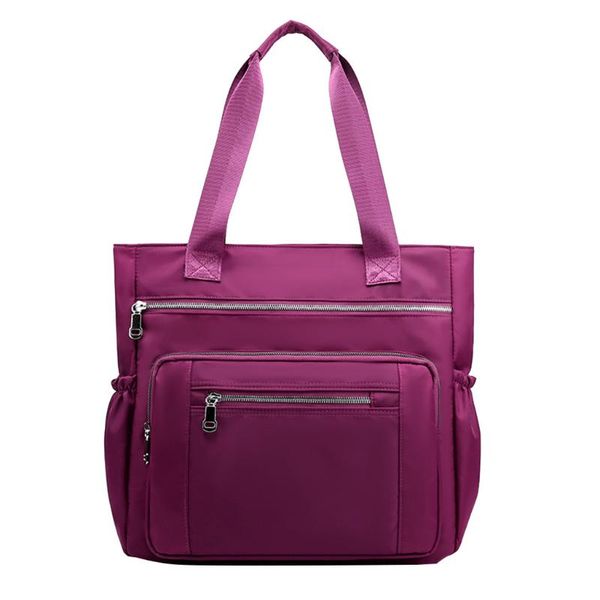 

2020 fashion women shoulder messenger bag nylon oxford lightweight zipper package large capacity travel tote crossbody bag