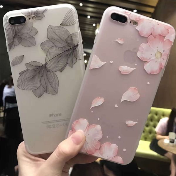 

ristate vip silicone flower cover, soft silicone flower cover and animal cover, suitable for vip 6, 7, 8 plus, x, xs, max, xr, 8, 7, 6