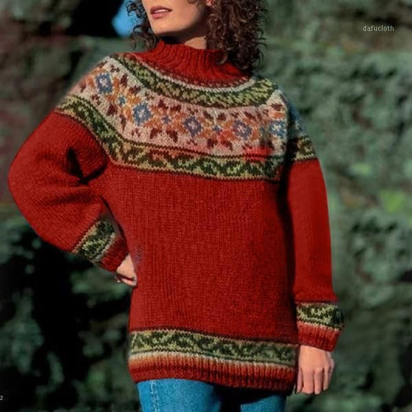 

2021 casual fashion printed sweater autumn and winter new round neck long sleeve sweater women's pullover slim, White;black