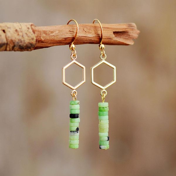 

новые женщины серьги gold геометрические gems камень смелые серьги высокий конец уникальный дизайнер ювелирные изделия новые женщины jllmjg, Golden;silver