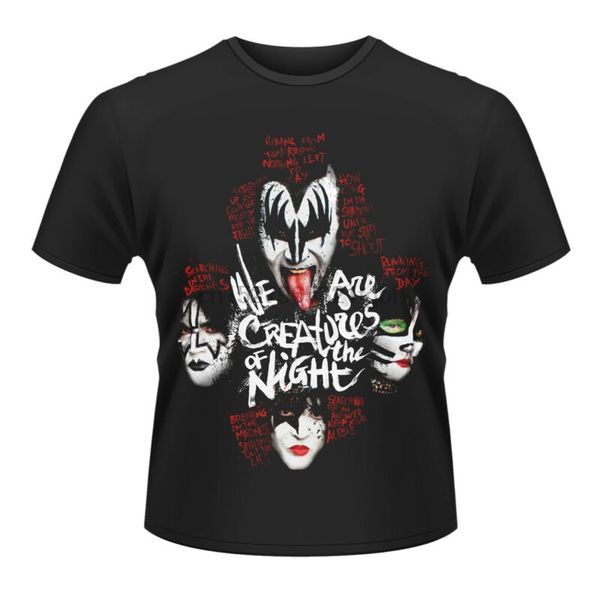 

kiss creatures gene simmons paul stanley rock tee t-shirt mens sport hooded sweatshirt hoodie