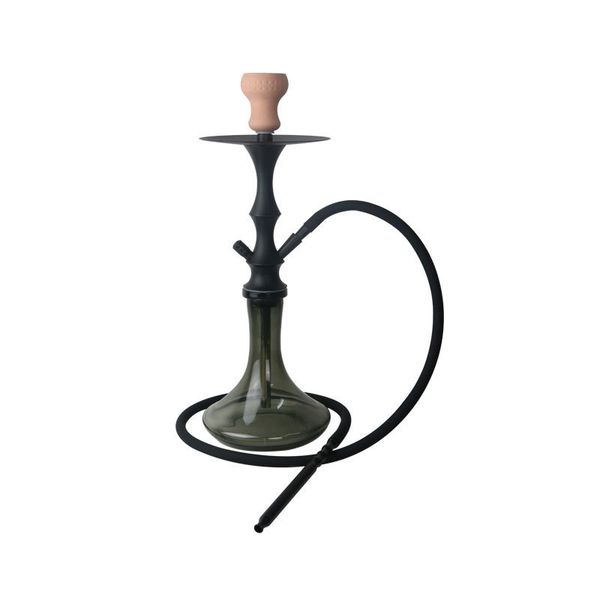 

new design glass hookah chicha smoking tool with silicone hose complete set narguile accessories 4 colors