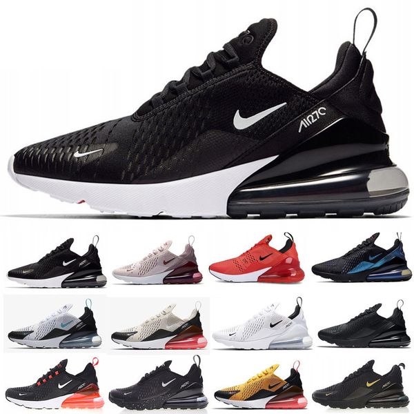 

nike air max 270 airmax react men shoes airmax air max 270 black triple white cushion mens sneakers athletics trainers running shoes