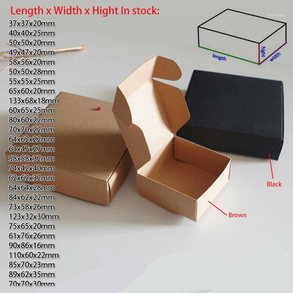 

gift wrap [pybeta] 50pcs diy kraft paper box for wedding favors birthday party candy cookies christmas ideas boxes1