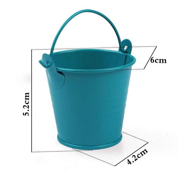 

ourwarm 2pcs герметичный главная candy craft украшения малый железный barrel tinplate мини bucket свадебные конфеты подарки box 6x4.2x5.2cm