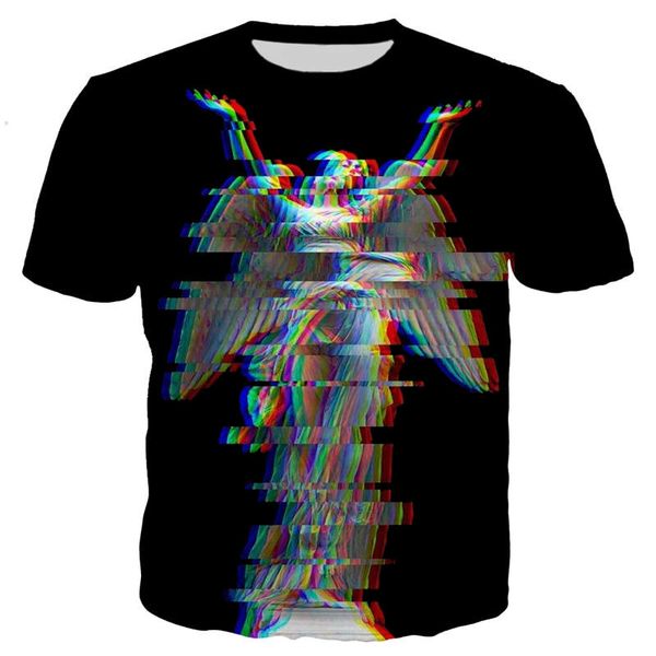 

new cool statue 3d print shirts hippie anime graphic men clothing
