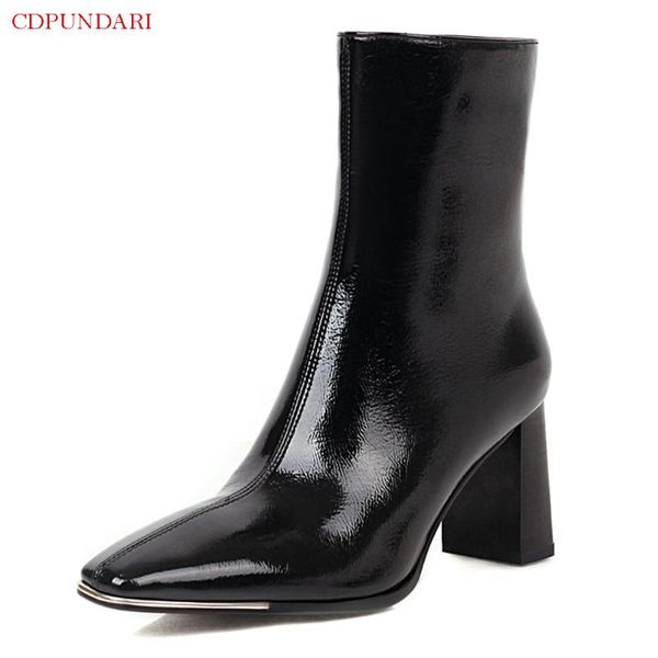 

ankle boots for women high heels boots ladies autumn winter short party shoes woman bottines femme black beige