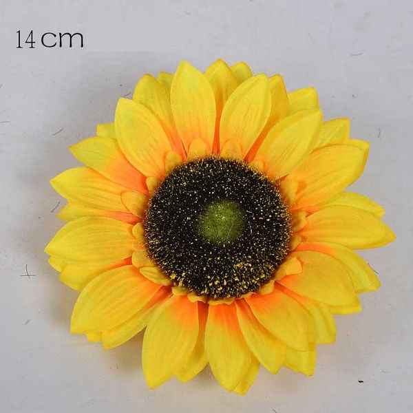 

1pcs lot handmade artificial flowers silk daisy sunflower for diy wreath scrapbooking wedding home decoration craft fake flower bbyjba bwkf