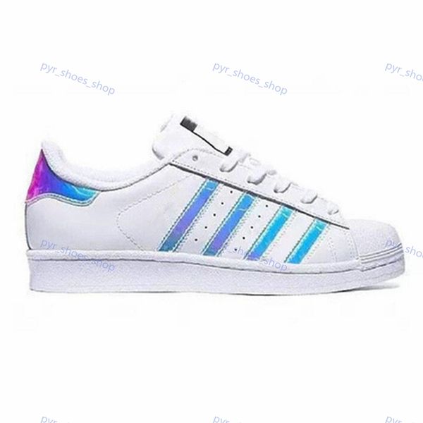 

wholesale superstar white black pink blue gold superstars 80s pride sneakers super star women men sport casual shoes ing, Black;red