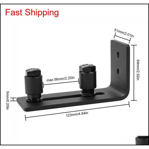 

carbon steel adjustable black powder coated bottom floor guide stay roller b qylerr bde_luck