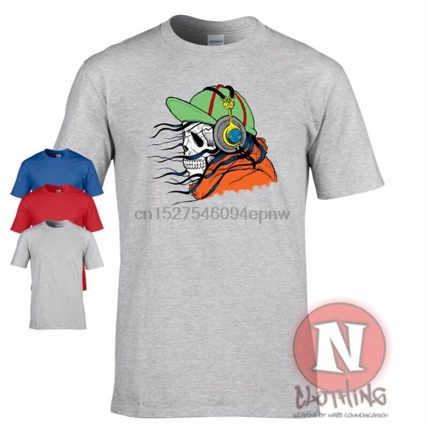 

dj skull t-shirt club music dance rave retro edm festival deejay clothing sport hooded sweatshirt hoodie