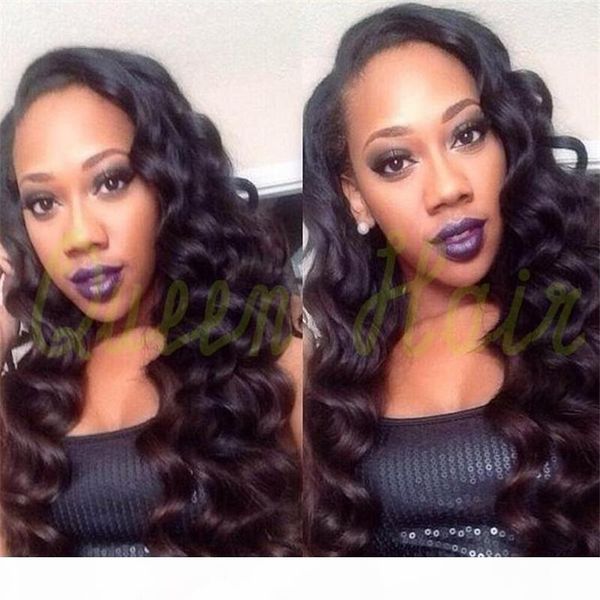 

fashion 130% density brazilian body wave human hair wigs lace front wig glueless full lace human hair wigs baby hair, Black;brown