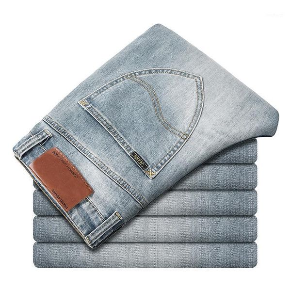 

biker jeans men's distressed stretch ripped biker jeans men hip hop slim fit patchwork vintage man punk denim cotton pants1, Blue