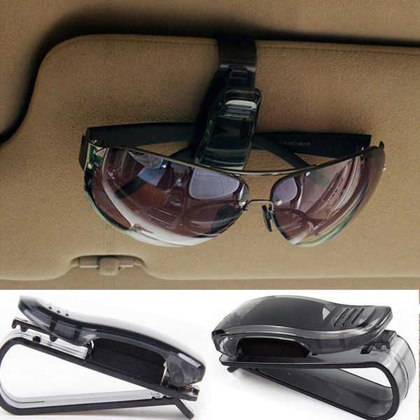 

accessories sunglasses 1 holder pcs auto glasses plastic business card car sun visor clip