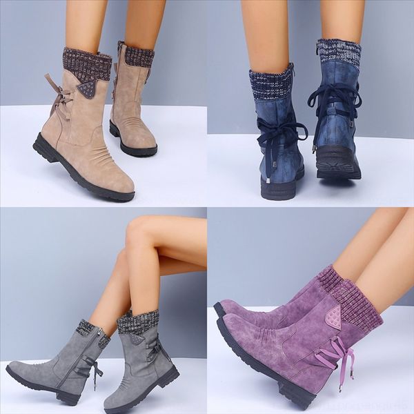 

n6g black snow boots fashion winter boot classic black boot woman mini ankle short ladies high thigh girls womens booties triple women