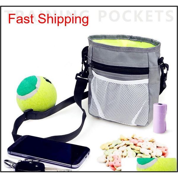 

pet training functional bag pet snack bag designs two-in-one foldable bag outdoor portable poc qylxwb bde_luck