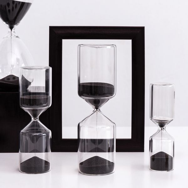 

hourglass timer 60/30/15/10/5 minutes study room cafe restaurant deskdisplay set creative home decoration living room office 1007