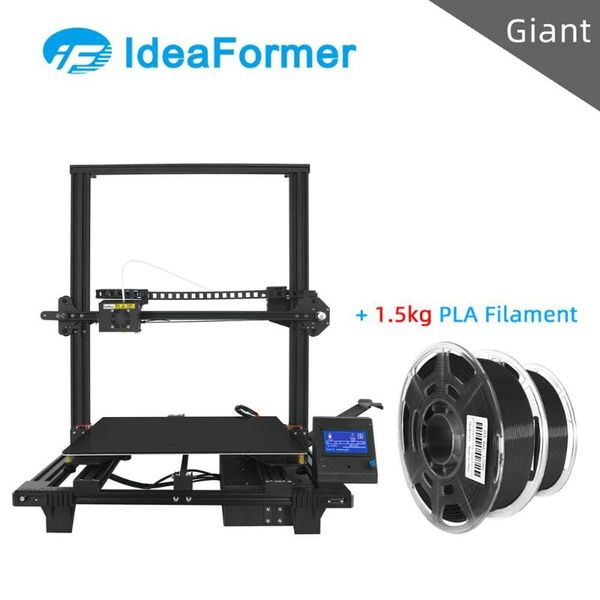 

ideaformer id giant fdm 3d printer 400*400*450mm id series full metal silent printing dual z&y axis diy kit impresora 3d printer