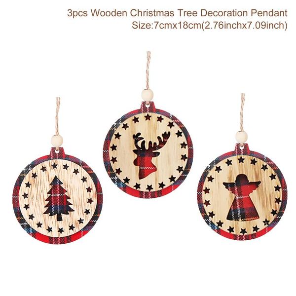 

wood angel christmas ornaments merry christmas decoration for home door cristmas 2020 noel xmas tree decor happy new year 2021 bbymiu