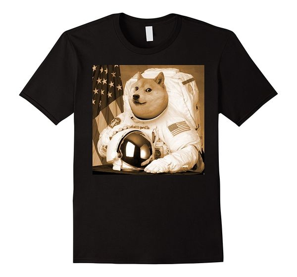 

dogecoin moon astronaut crypto currency meme money new fashion men men casual short sleeve 100% cotton hoodie designers t shirts sweatshirt