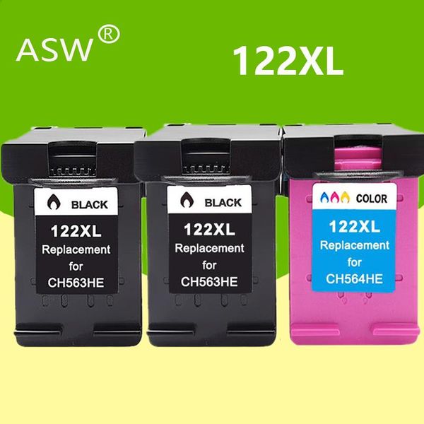 

ink cartridges 3pk 122xl replacement for cartridge 122 xl deskjet 1510 2050 1000 1050 1050a 2000 2050a 2540 3000 3050 3052a printer