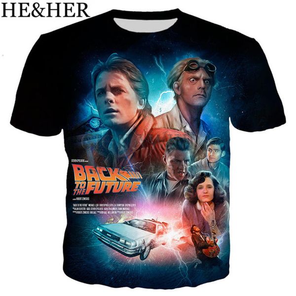 

back to the future marty and his fusion powered future car style 3d print shirts aesthetic humor plus size men clothing