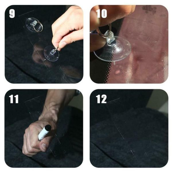 

rubber glass repair tool windshield diy kit for chip&crack restore adhesives sealants