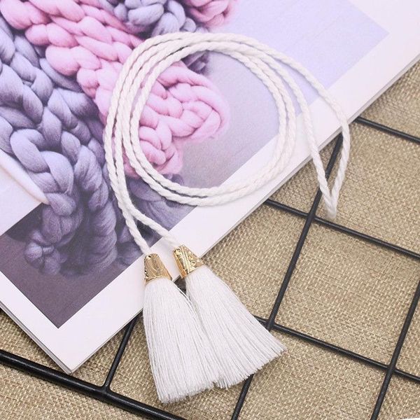 

5pcs metal cap two head rope tape tassels jewelry home textile curtain clothing pendant craft tassels diy clothing decoration h jllbaa