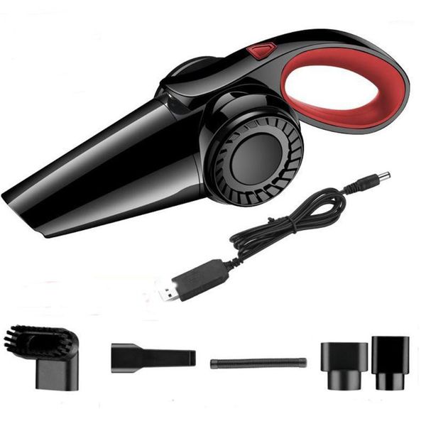 

120w car vacuum cleaner high power washable hepa filter with brush/soft pipe1