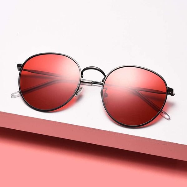 

for anti 2020 men's new sunglasses uva ultraviolet, korean chao round face glasses, polarized sunglasses for women's driving, White;black