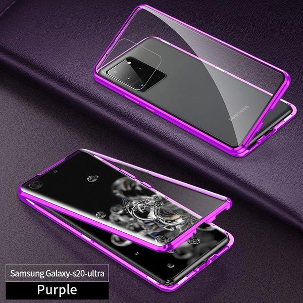 

magnetic double sided glass case for samsung galaxy s20fe s20 s10 s9 s8 plus m21 m31 m51 a51 a71 a70 a50 h wmtuqb