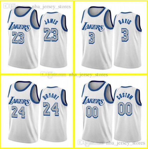 

лос-анджелес лейкерс кобе bryant леброн эймс энтони дэвис men город 2020-21 баскетбол джерси, Black;red