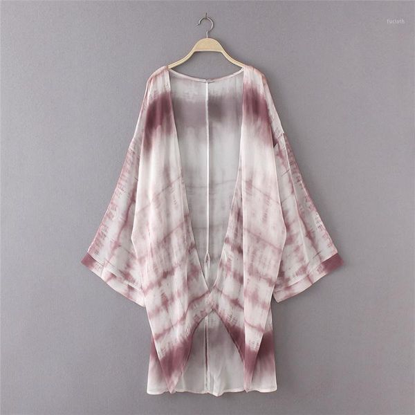 

summer womens jackets women's trench 2019 fashion print chiffon loose shawl kimono cardigan cover up shirt blouse outwear1, Black;brown