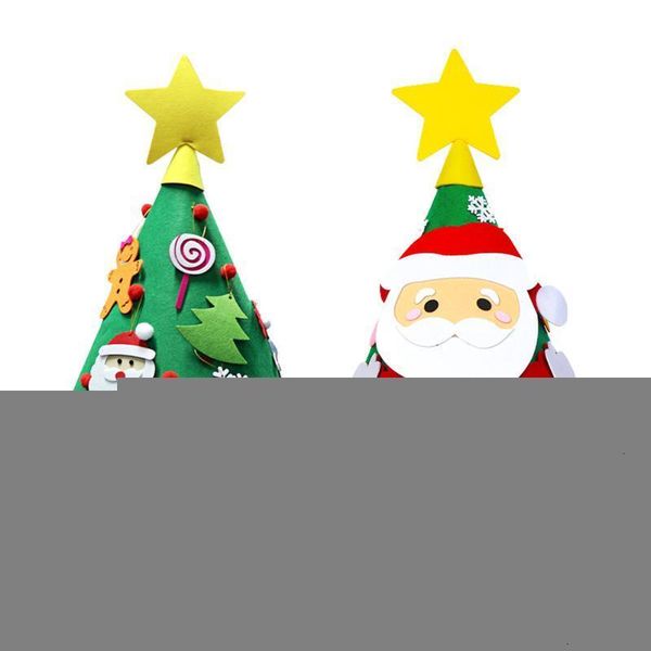 

diy mini artificial felt christmas tree new year gift toldder kids merry party school educational to