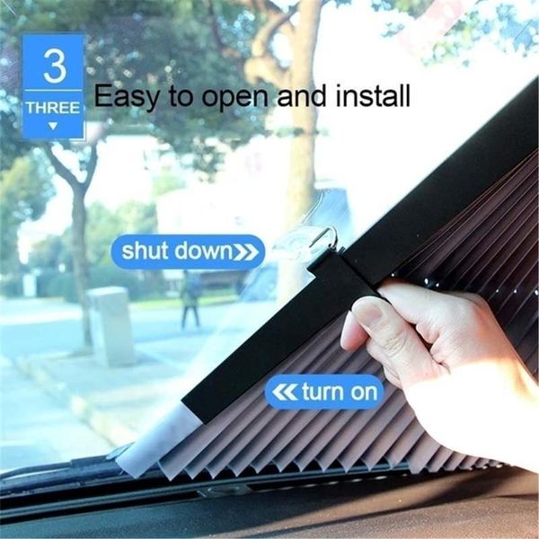 

car window sunshade retractable windshield sunshade cover anti-uv front rear window foil curtain foldable car sun shade1