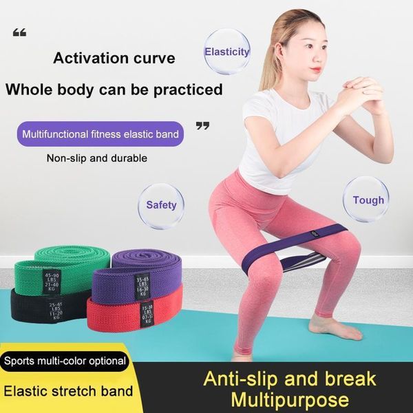 

resistance bands yoga fitness elastic training gym pilates sport workout 1