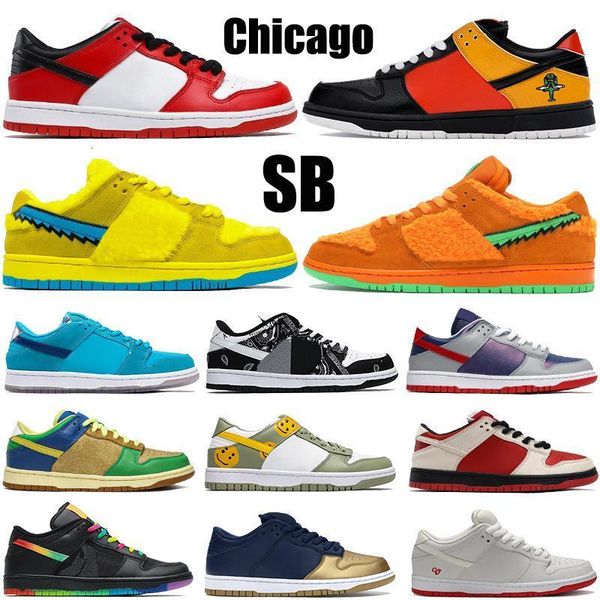 

shoes chicago sb mens dunk basketball raygun sumba blue fury halo zitron qs sail white university red jumpman low men women sneakers, Black