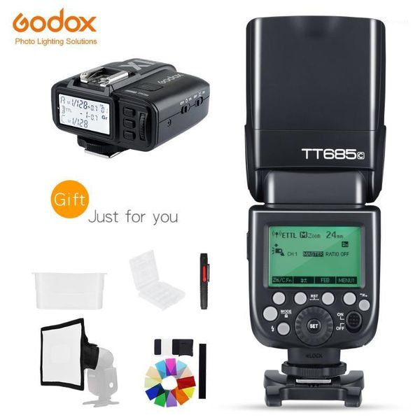 

godox685c685n685s685f685 hss camera speedlite flashwith x1t trigger for fuji1