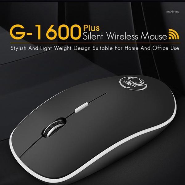 

mice wireless mouse ergonomic computer pc usb optical 2.4ghz 1600 dpi silent mause mini noiseless for lapmac1