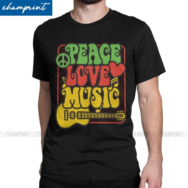 

rasta peace love rock music roll hippie punk novelty tees round collar short sleeve printed sport hooded sweatshirt hoodie men t shirt