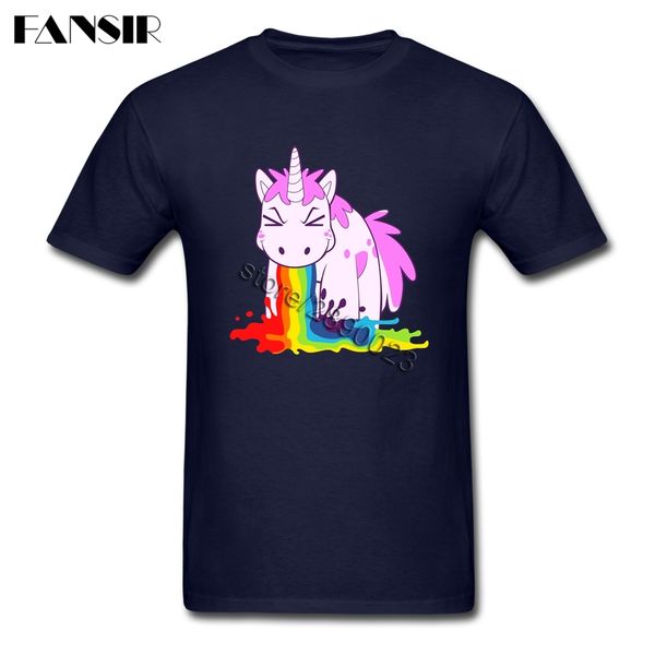 

sport harajuku unicorn rainbow t-shirt mens short sleeve crewneck cotton men t shirt tee 3xl