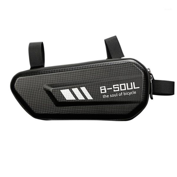 

bicycle triangle bag wear-resistant b-soul mountain road bike triangle bag waterproof hard shell large capacity1