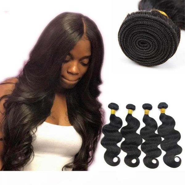 

xiuyuanhair natural color cuticle aligned wholesale malaysian double weft body wave virgin remy human hair 4 bundles for black women